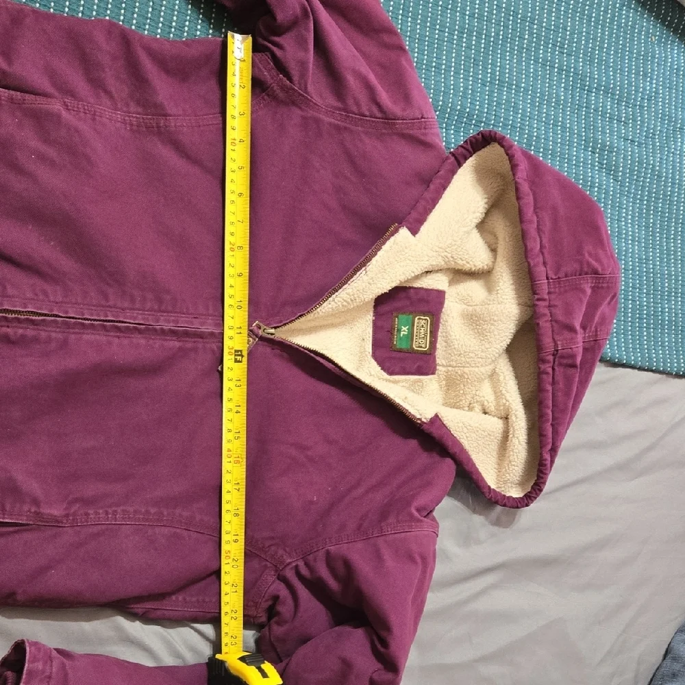 Carhartt Women's Purple Hooded Jacket - Picture 4 of 9
